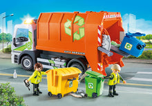 Camion de recyclage des ordures
