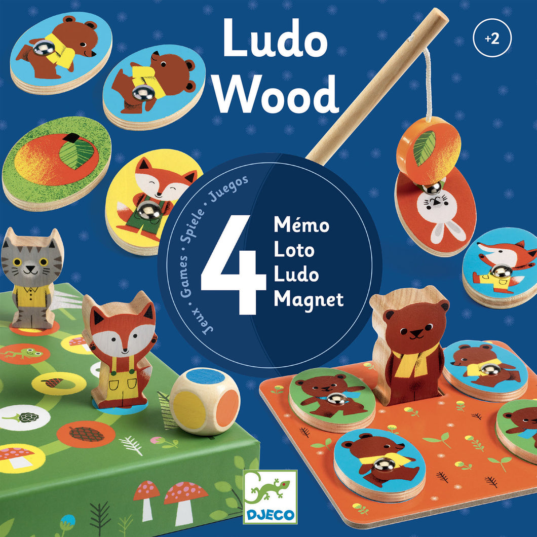 Pré-commande : Ludo Wood (bilingue) - 4 en 1