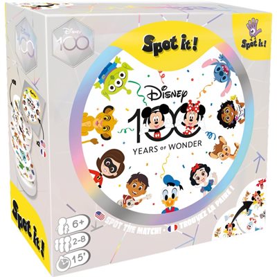 Dobble / Spot it - Disney 100e anniversaire (multilingue)