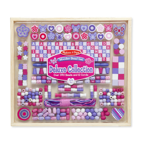 Ensemble de perles (340) en bois - Collection de luxe