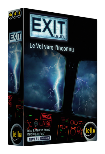 EXIT 15 - Le vol vers l'inconnu (jeu d'escape de room à la maison) - niveau débutant