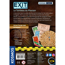 EXIT 3 - Le tombeau du Pharaon (jeu d'escape de room à la maison) - niveau expert