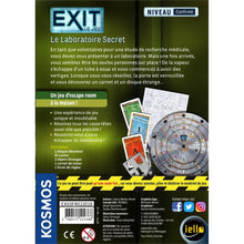 Pré-commande : EXIT 2 - Le laboratoire secret (jeu d'escape de room à la maison) - niveau confirmé