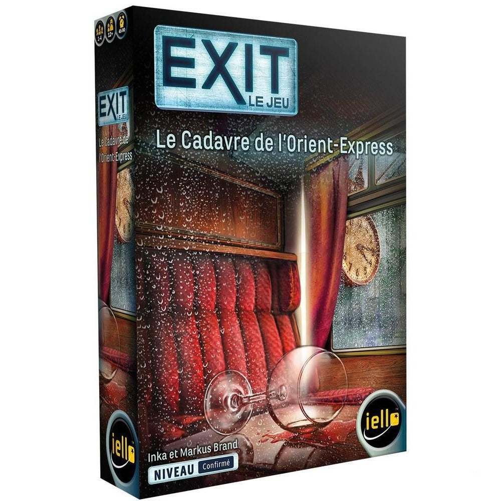 EXIT 8 - Le cadavre de l'Orient-Express (jeu d'escape de room à la maison) - niveau expert/confirmé