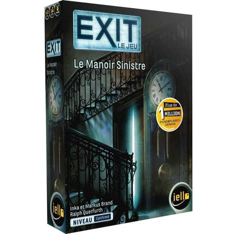 Pré-commande :  EXIT 9 - Le manoir sinistre (jeu d'escape de room à la maison) - niveau confirmé
