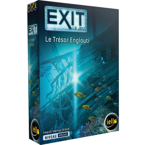 Pré-commande : EXIT 7 - Le trésor englouti (jeu d'escape de room à la maison) - niveau débutant