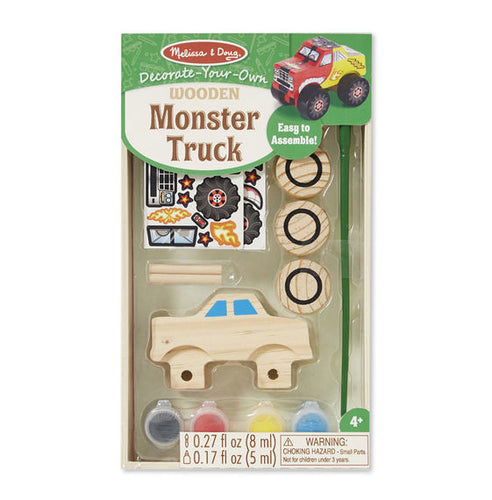 Monster Truck en bois à assembler et décorer
