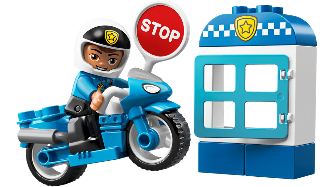 LEGO - DUPLO - Moto de police (8pcs)