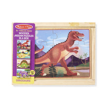 Casse-tête en bois (4x12pcs) - Dinosaures