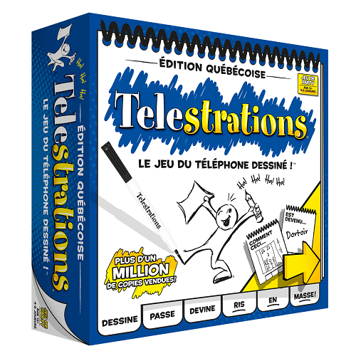 Telestrations (Édition québécoise) - Le jeu du téléphone dessiné