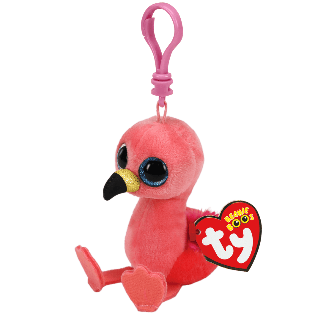 TY - Peluche - Gilda (flamant rose) - Clip