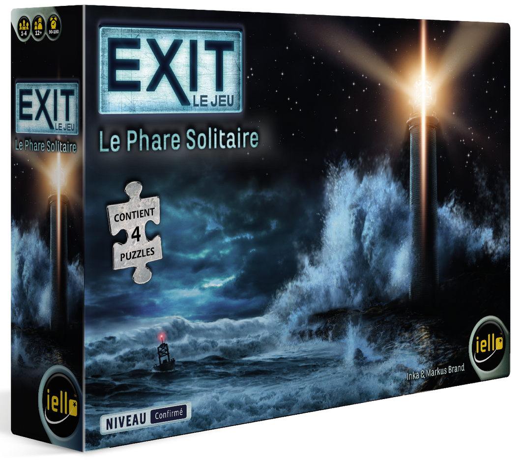 EXIT Puzzle - Le phare solitaire (jeu d'escape de room à la maison) - niveau confirmé
