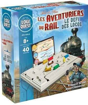 Jeu de logique - Logiquest - Les Aventuriers du Rail – Le défi des locos