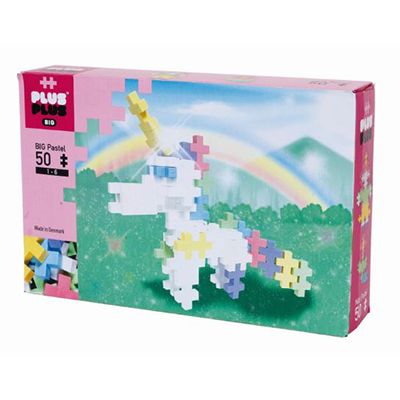 Plus Plus Big Pastel Licorne (50pcs) – L'atelier de Charlotte